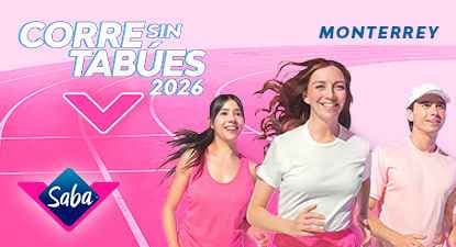Carrera Saba® Corre Sin Tabúes Monterrey 2026 - AGOTADA
